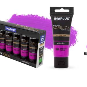 Acrilica  45Ml N58 Morado Fluor