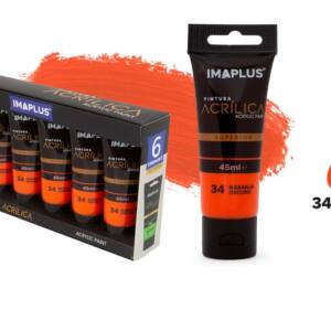 Acrilica  45Ml N34 Naranja Oscuro