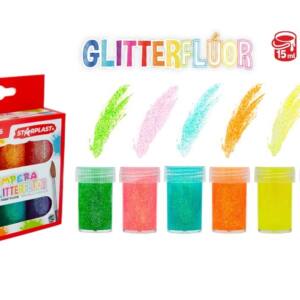 6 Témperas Glitter 15ml Botes