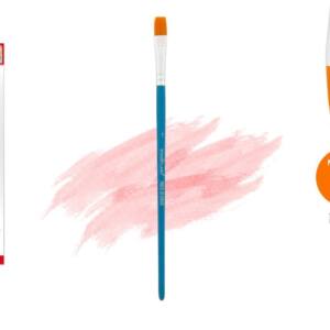 Pincel plano No7 Pelo sintético