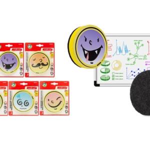 Borrador Redondo Imán 9x2cm Pizarra Blanca