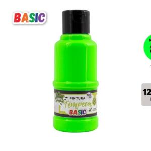 Témpera 120ml color verde flúor N83
