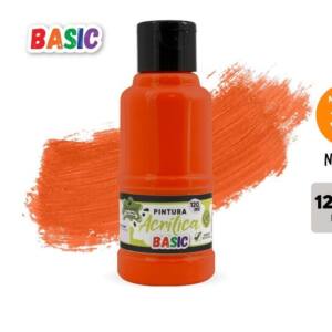 Pintura acrílica 120ml Naranja