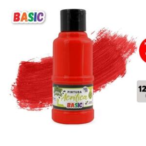 Pintura acrílica 120ml Rojo