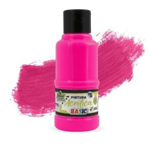 Pintura Acrílica 120ml Flúor Rosa