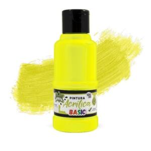 Pintura acrílica 120ml Flúor Amarillo