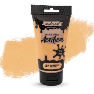 Pintura acrílica 75 ml naranja pastel