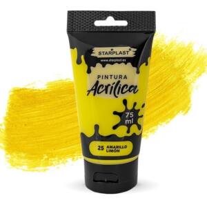 Pintura acrílica 75 ml amarillo limón