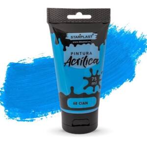 Pintura acrílica 75 ml cian