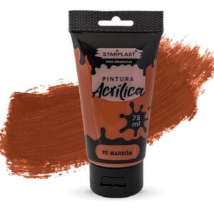 Pintura acrílica 75 ml marrón