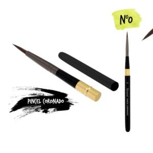 Pincel Coronado Desmontable n0 Fibra de Nylon