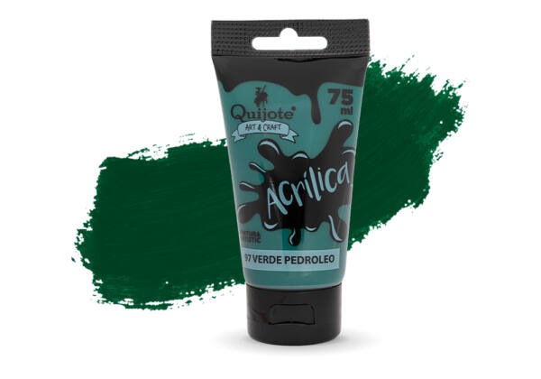 Pintura acrílica 75 ml verde petróleo