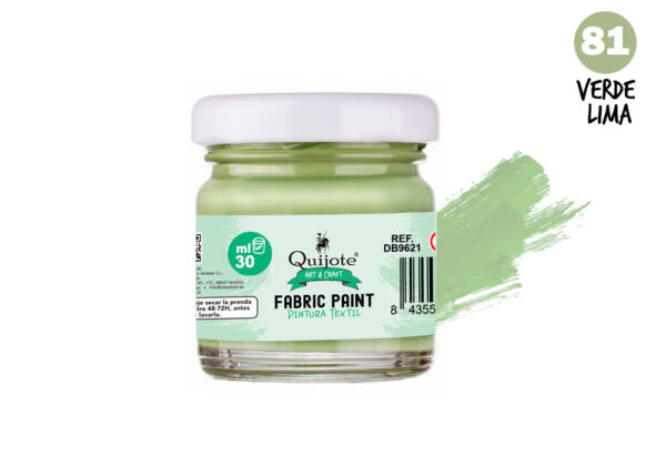 Pintura textil 30ml N81 verde lima