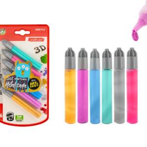 Set de pintura 3D metalizado 8ml 6U