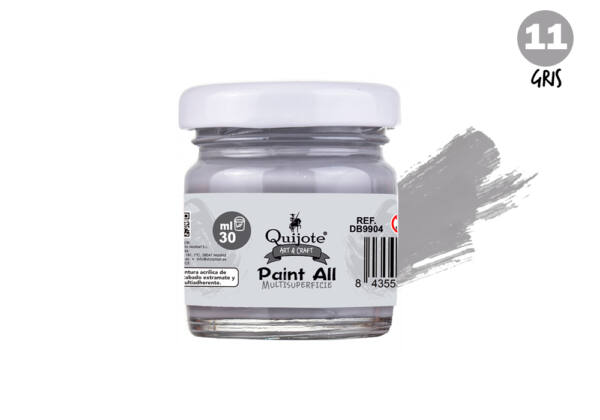 Pintura multisuperficie 30ml N11 gris