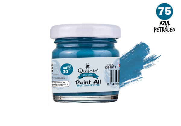 Pintura multisuperficie 30ml N75 azul petróleo