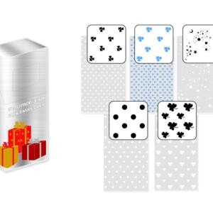 Papel regalo transparente motivos 70cm x 1,5m