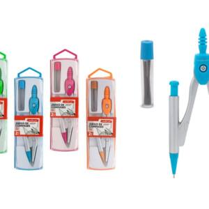 Juego de compás de portamina minas