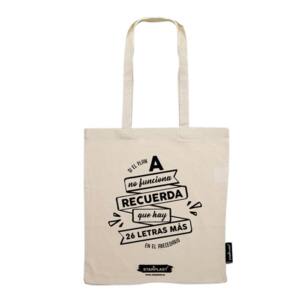 Tote bag 32x37cm diseño frase