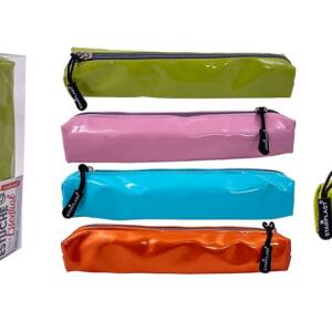 Estuche essential 1 cremallera textura plastificada