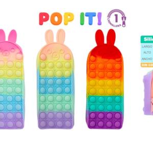 Estuche Pop It forma de conejo