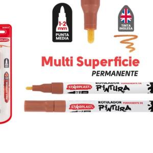 Rotulador permanente multi-superficie Cobre Tinta Inglesa Punta 1-2mm