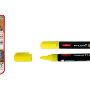Rotulador tiza líquida punta redonda 5mm amarillo