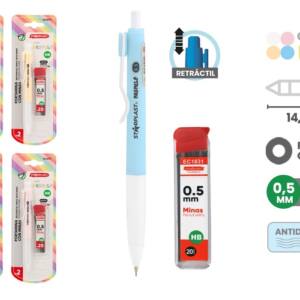 Portaminas 0.5mm  minas HB