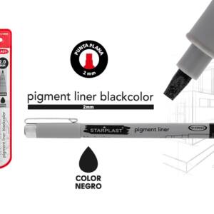 Estilógrafo pigment liner 2.0mm negro
