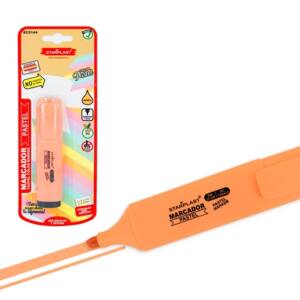 Marcador color pastel naranja