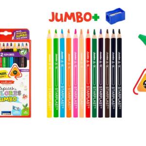 Lápices de colores jumbo 12U