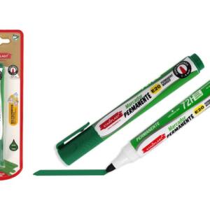 Rotulador permanente E20 punta redonda verde
