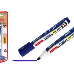 Rotulador permanente E20 punta redonda azul