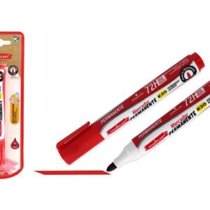 Rotulador permanente E20 punta redonda rojo