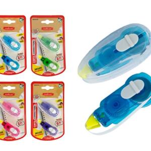 Cinta correctora 5mm x 6m con recambio color