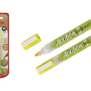 Rotulador pintura acrílica 1-2.0mm amarillo flúor