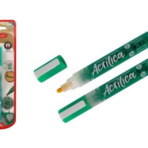 Rotulador pintura acrílica 1-2.0mm verde pino