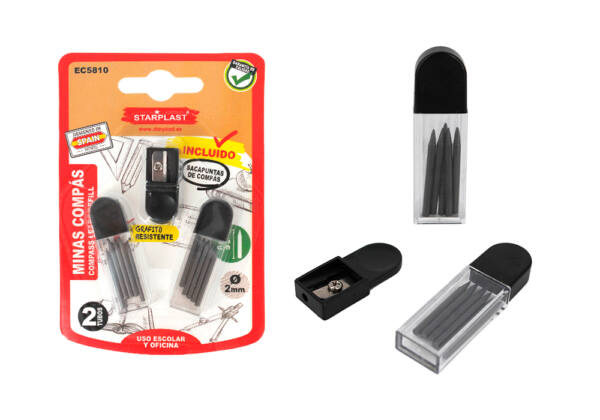 Set Minas y Sacapuntas para Compás