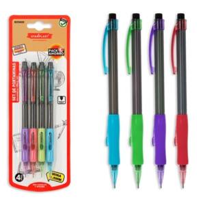 Portaminas bicolor 0.7mm 4U