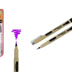 Rotulador punta pincel morado