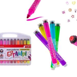 Rotuladores de colores con sello 24 colores