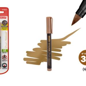 Rotulador metalizado punta  pincel color cobre