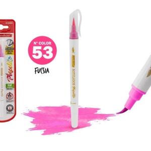 Rotulador Pincelito punta flexible 53 fucsia