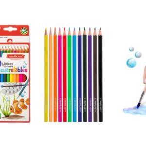 Lápices de colores acuarelables 12U