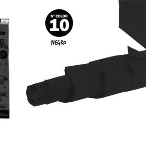 Papel crespón 50x200cm N10 negro