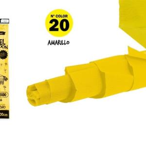 Papel crespón 50x200cm N20 amarillo