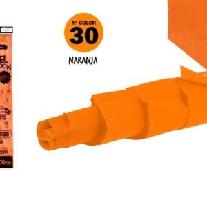 Papel crespón 50x200cm N30 naranja