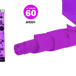 Papel crespón 50x200cm N60 morado