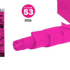 Papel crespón 50x200cm N53 fucsia