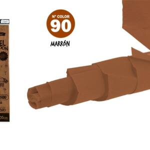 Papel crespón 50x200cm N90 marrón